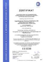 PED 2014/68/EU Anhang III Modul H (Zertifizierung  zur Entwicklung, Herstellung und Vertrieb von Druckgeräten von Versorgungssystemen, Gleitringdichtungen und Magnetkuppeln )