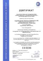 PED 2014-68-EU Anhang III Modul H1 (Zertifizierung zur Entwicklung, Herstellung und Vertrieb von Druckgeräten von Versorgungssystemen, Gleitringdichtungen und Magnetkupplungen)