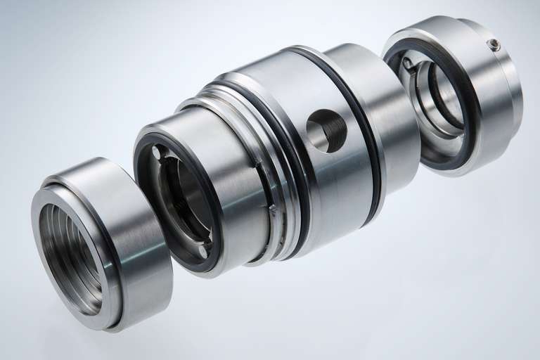 Shaft seal for waste paper treatment