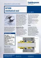 Solution: Mechanical seal H75VN in cumene pump station